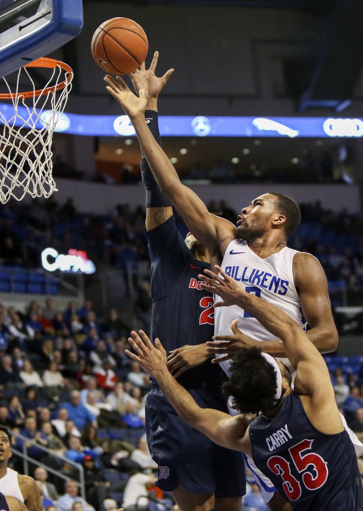 St. Louis University Battles Duquesne University on Senior Night